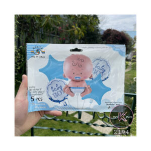 SET DE GLOBO BABY SHOWER CELESTE SET DE GLOBO BABY SHOWER CELESTE