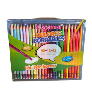 LAPICES DE COLORES BORRABLES  72