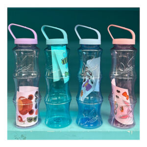 BOTELLA CON STICKERS