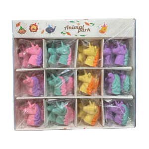 CAJA DE GOMA UNICORNIO