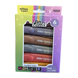 DESTACADOR GLITTER 6PCS DESTACADOR GLITTER 6PCS