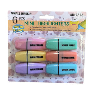 DESTACADOR PASTEL 6PCS
