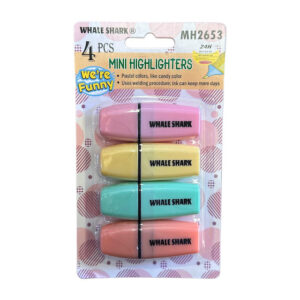 DESTACADOR PASTEL 4 PCS DESTACADOR PASTEL 4 PCS