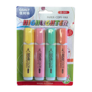 DESTACADOR PASTEL 4 PCS DESTACADOR PASTEL 4 PCS