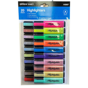 SET DE DESTACADORES 20PCS