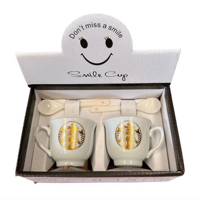 MINI SET DE TAZAS DORADA
