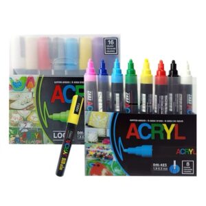 LAPIZ ACRILICO 8 PCS