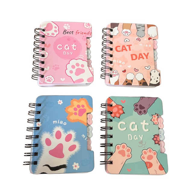 MINI LIBRETA PATA DE GATO