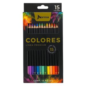 LAPICES DE COLORES NORMA 15 PCS