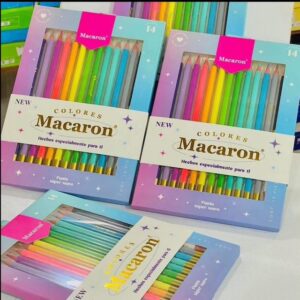 SET DE LAPICES MACARON 14 PCS