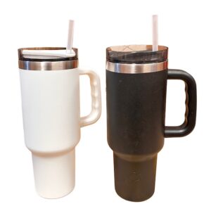 VASO TERMICO BLANCO Y NEGRO VASO TERMICO BLANCO Y NEGRO