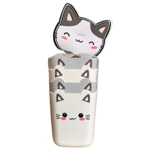 ORGANIZADOR GATO BLANCO Y GRIS 4 PCS ORGANIZADOR GATO BLANCO Y GRIS 4 PCS