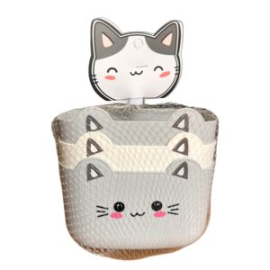 ORGANIZADOR GATO BLANCO Y GRIS 3 PCS ORGANIZADOR GATO BLANCO Y GRIS 3 PCS