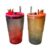 VASO VIDRIO COLORES